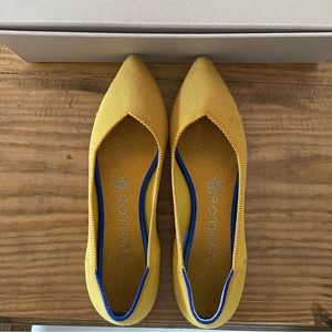 Rothys discontinued marigold The Point flats W8.5